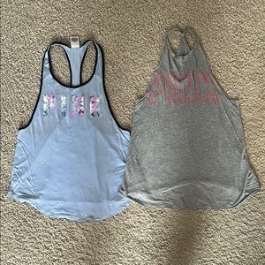 PINK Set of 2 Racerback Tanks